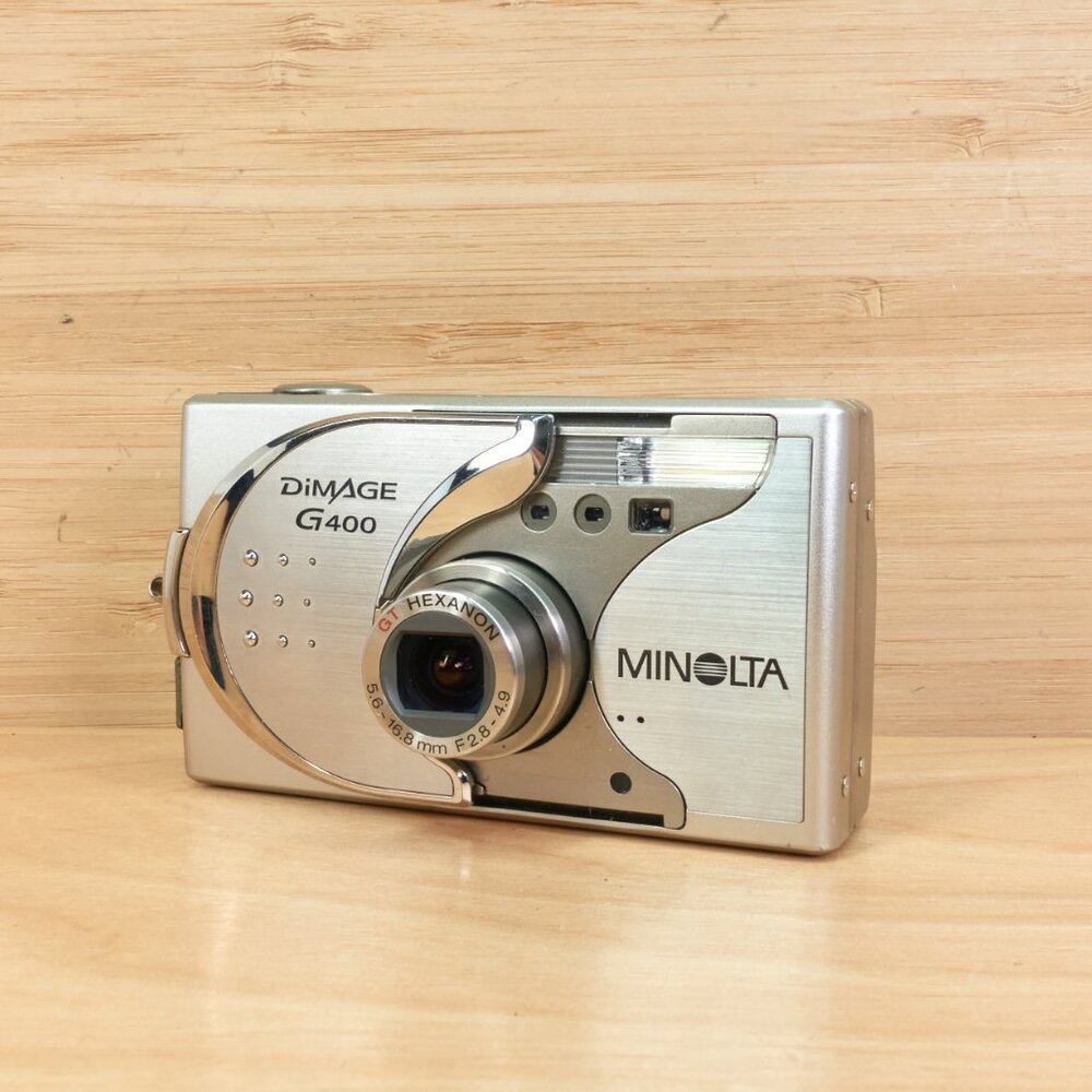 Minolta Dimage G400 / 4MP Digital Camera / 3x Optical Zoom / Tested & Working